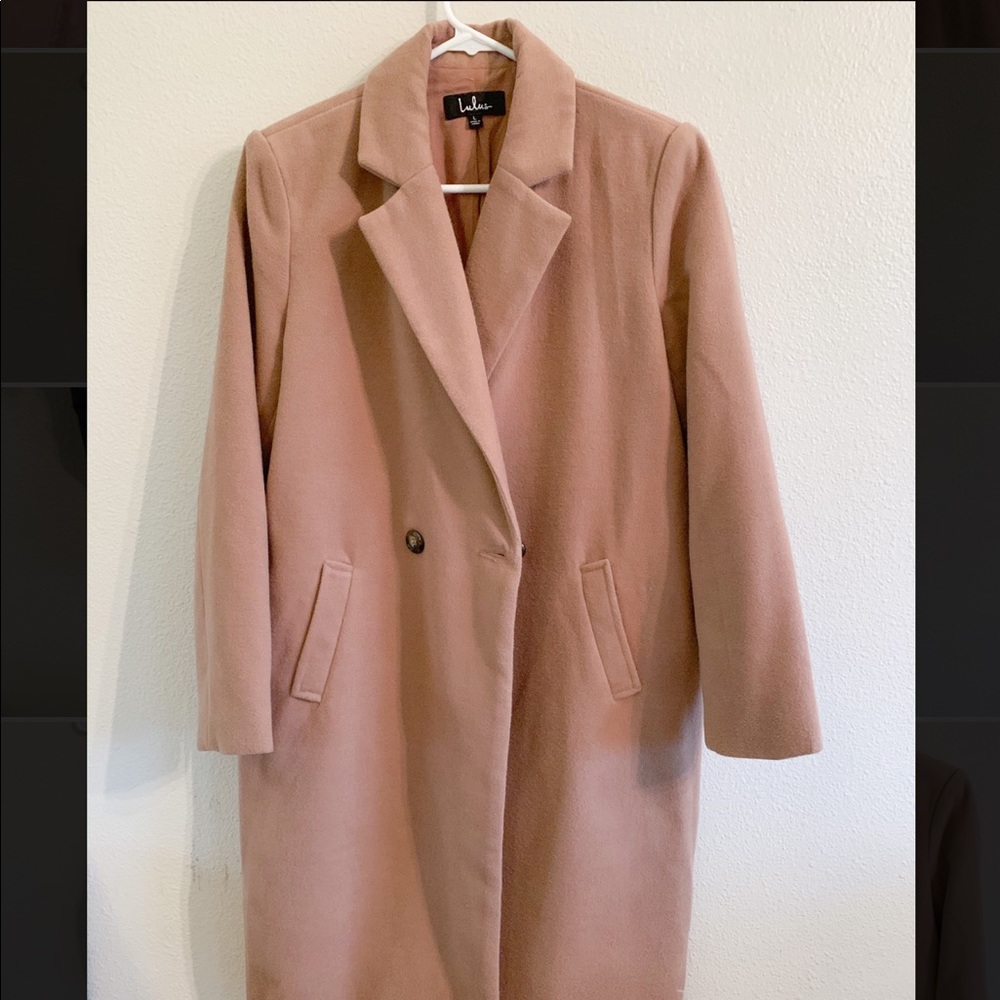 New never warn long coat